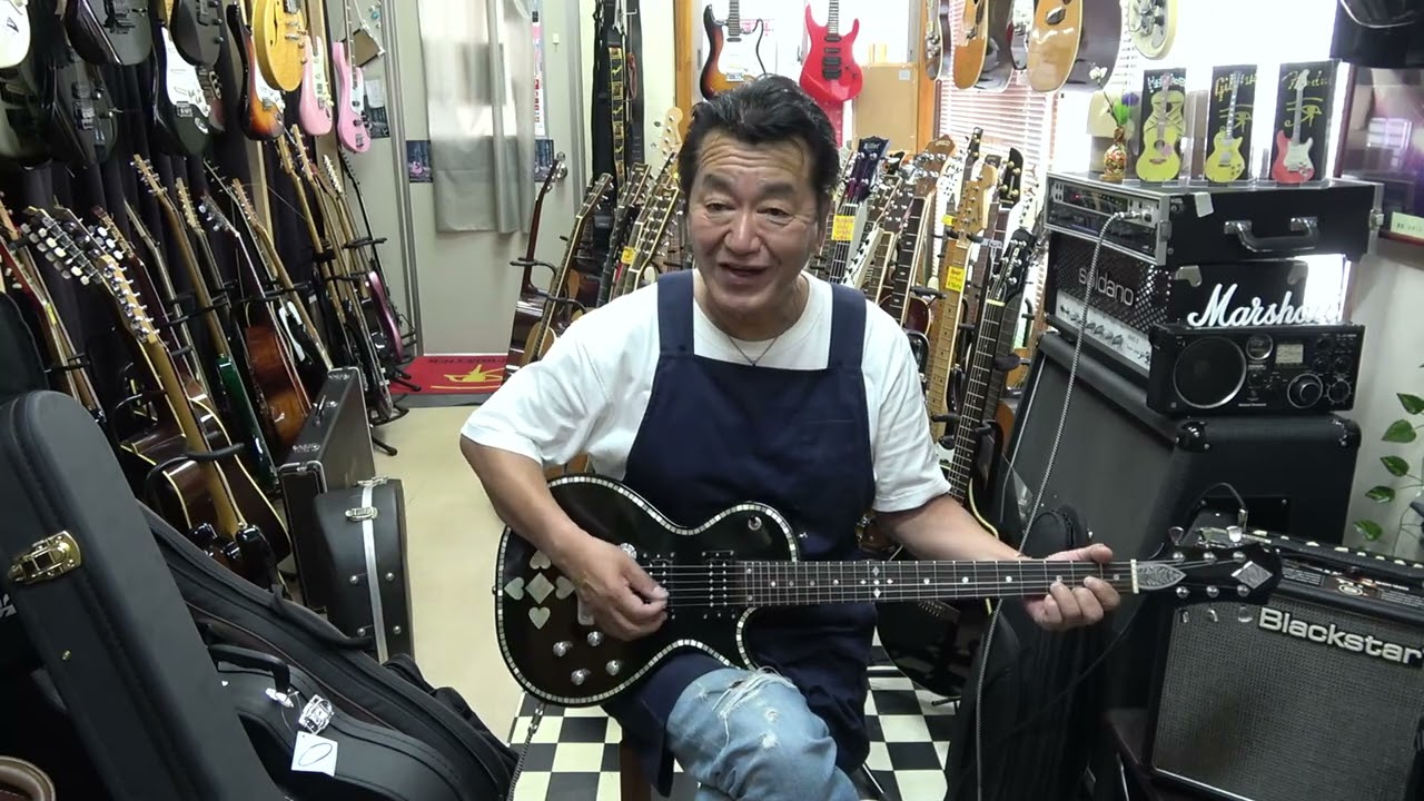 Zemaitis C24SU BLACK PEARL HEART ゼマイティス - YouTube