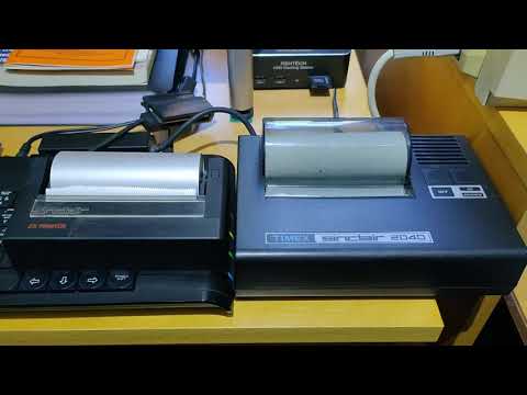 ZX Spectrum Next with ZX Printers - YouTube