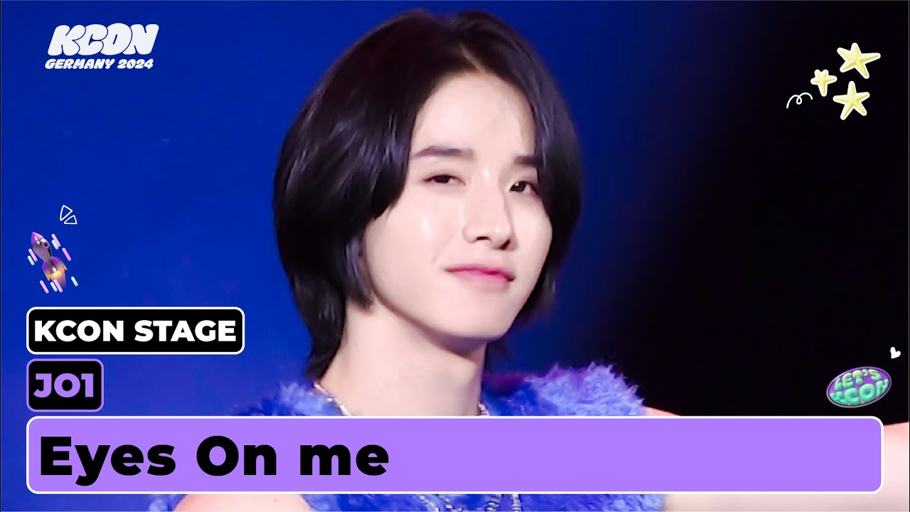 JO1 (제이오원) - Eyes On Me | KCON STAGE | KCON GERMANY 2024 - YouTube