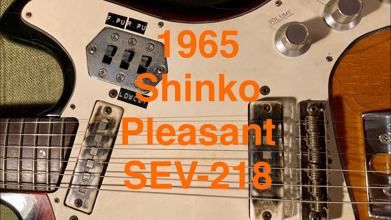 1965 Shinko PLEASANT SEV-218 Yoshikawa GuitarRepair - YouTube