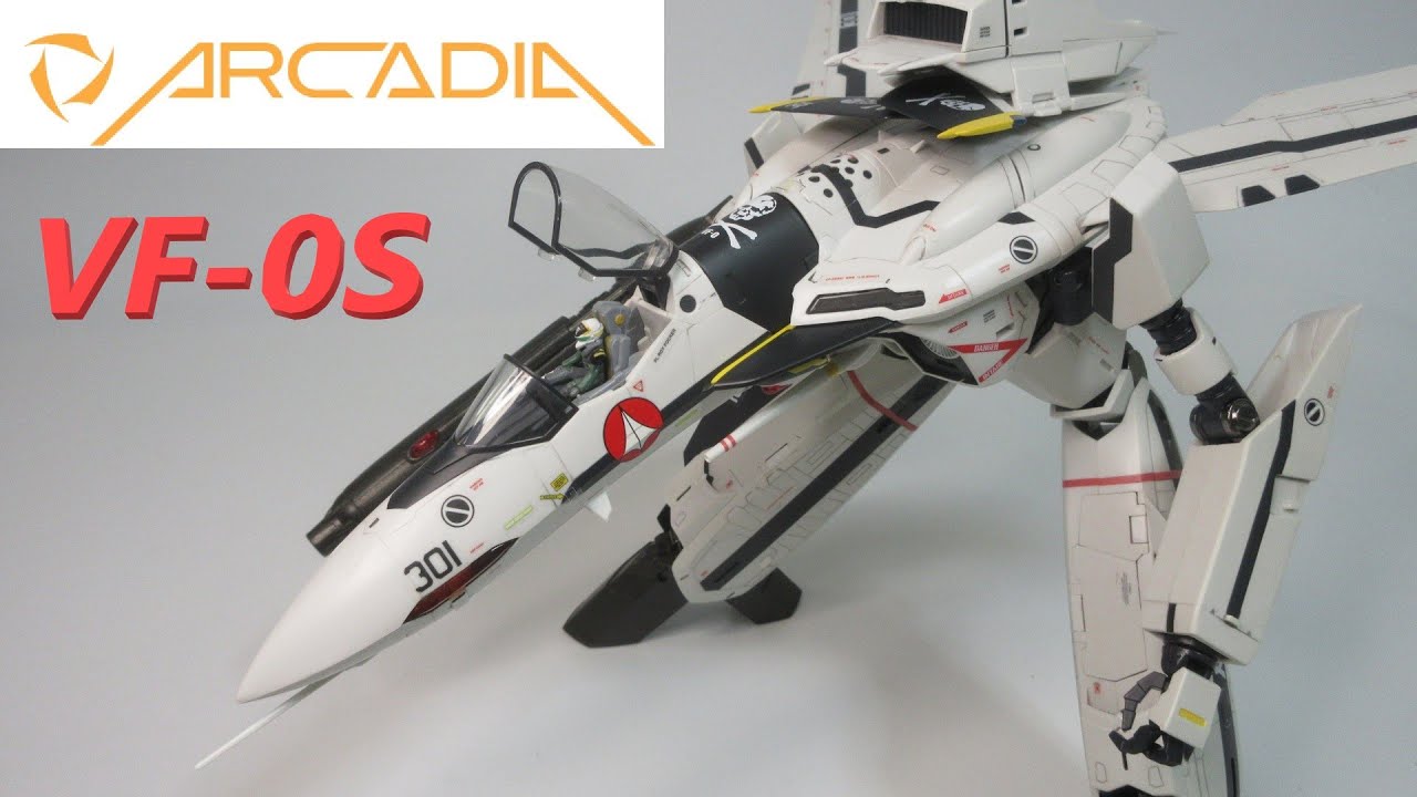 マクロス玩具レビュー】アルカディア 1/60 VF-0S ロイ・フォッカー機