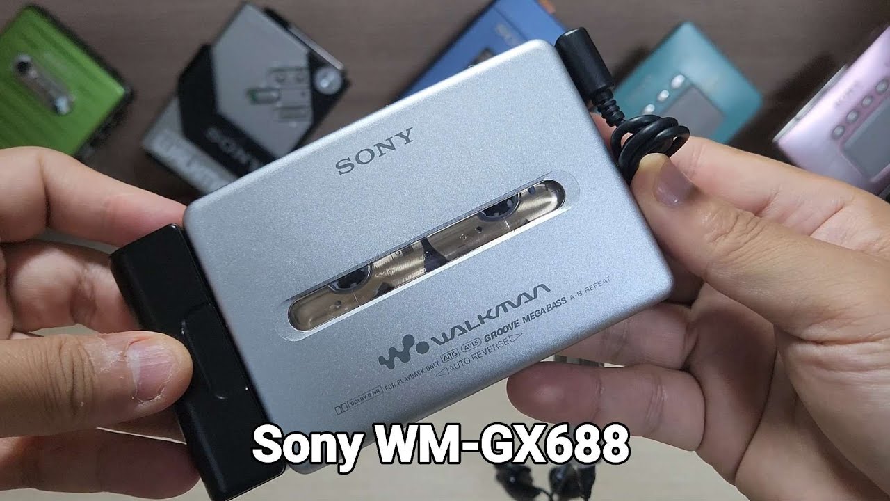 Sony WM-GX688 Cassette Player Walkman - YouTube