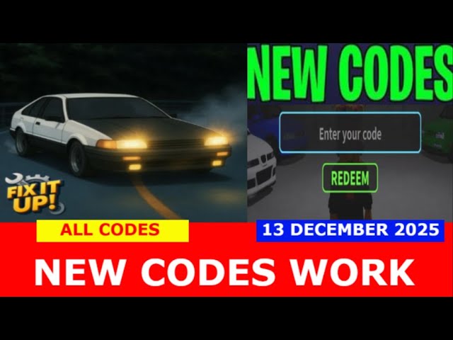 NEW CODES* [UPDATE] Fix It Up! ROBLOX | ALL CODES | December 13