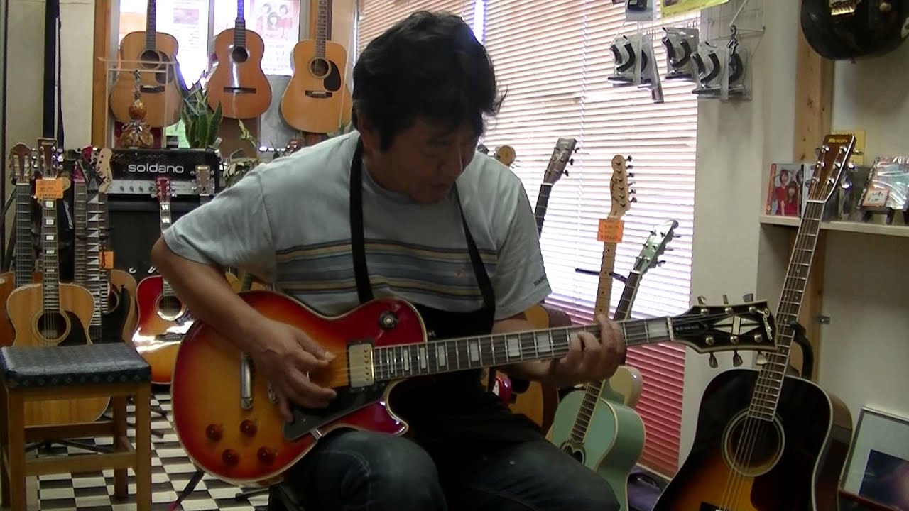 77年製 ファントム（マツモク製） レスポール カスタム タイプ - YouTube