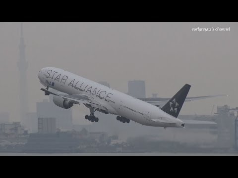 All Nippon Airways (ANA) Boeing 777-300ER JA731A 羽田空港 離陸