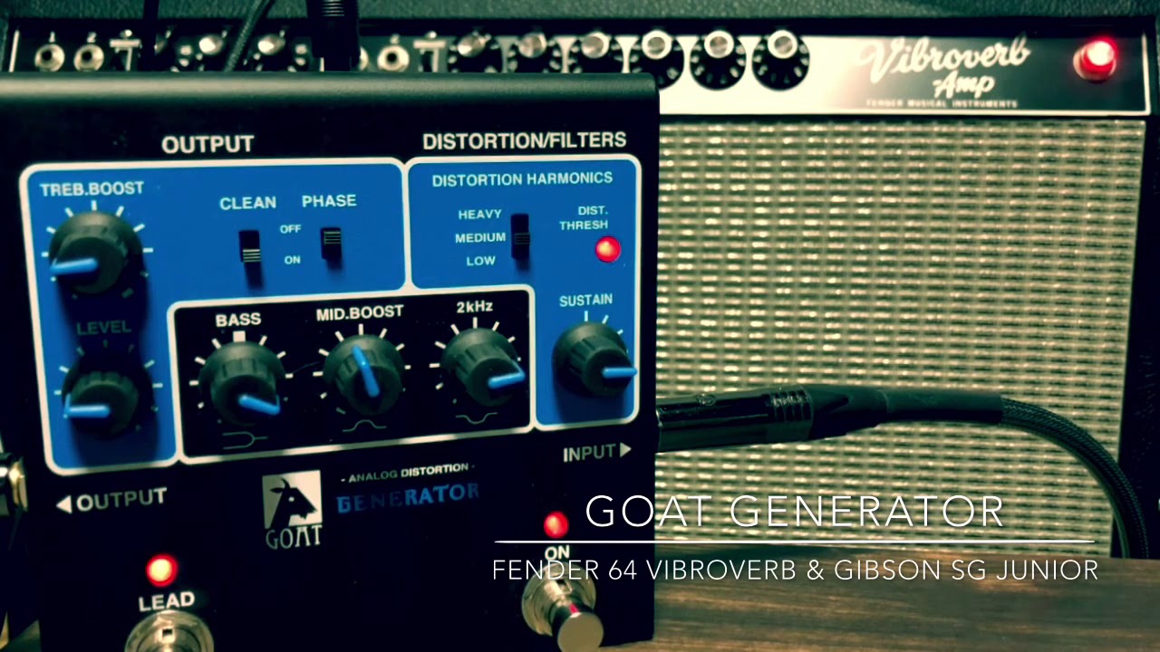 GOAT GENERATOR」サスティーン＆フィードバックサウンドチェック