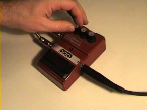 DOD FX45 Analog Stereo Reverb with Moog Little Phatty - YouTube