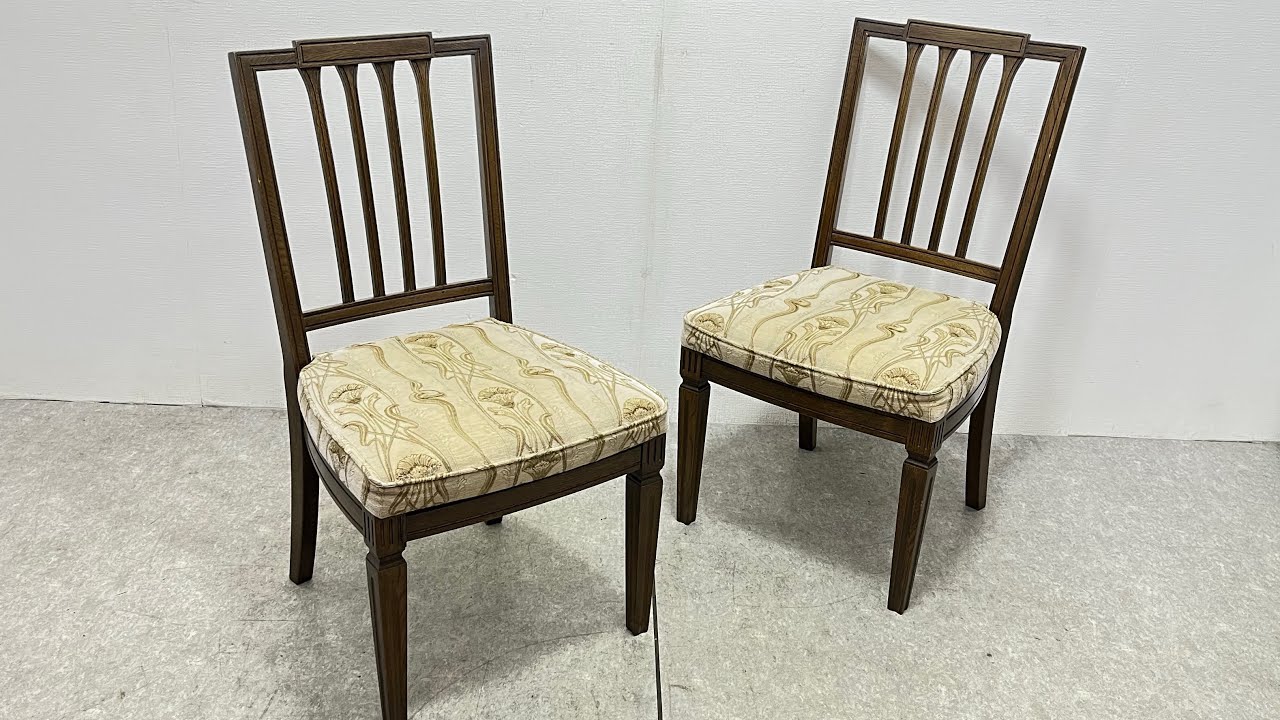 昭和レトロ】カリモク ドマーニ アームチェア 木製フレーム 昭和レトロ