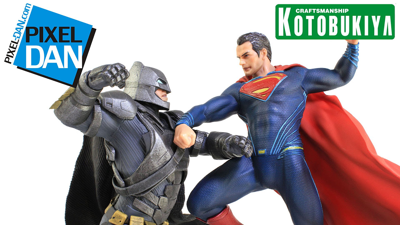 Batman v Superman Kotobukiya ArtFX+ 1/10 Scale Statues Video