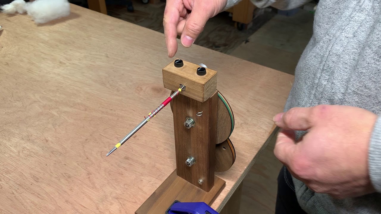 bolly木工房】糸紡ぎ機セット - YouTube