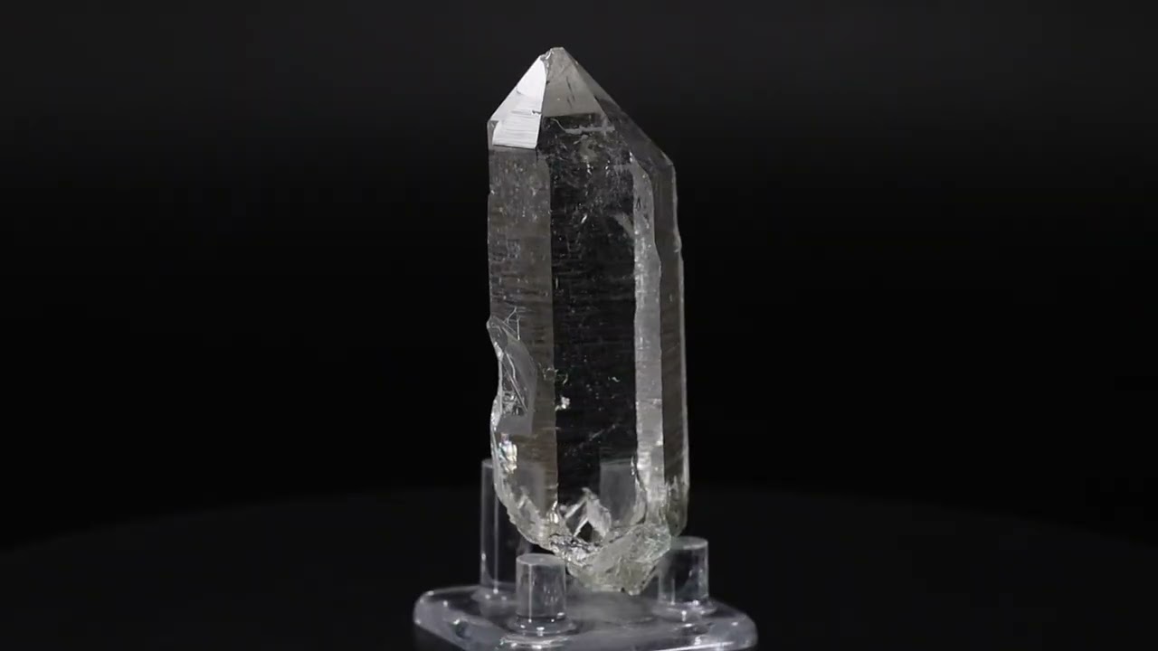 マニハール産ヒマラヤ水晶ポイント843 - YouTube