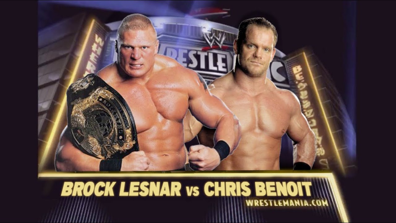 Wrestlemania XX - Brock Lesnar vs Chris Benoit on WWE2K24 - YouTube