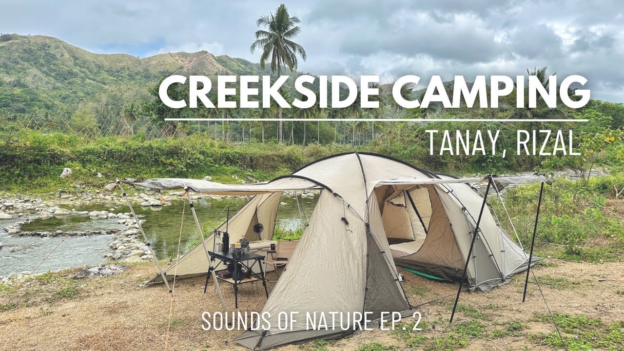 Relaxing Creekside Camping | ASMR [Sounds of Nature] Ep.2