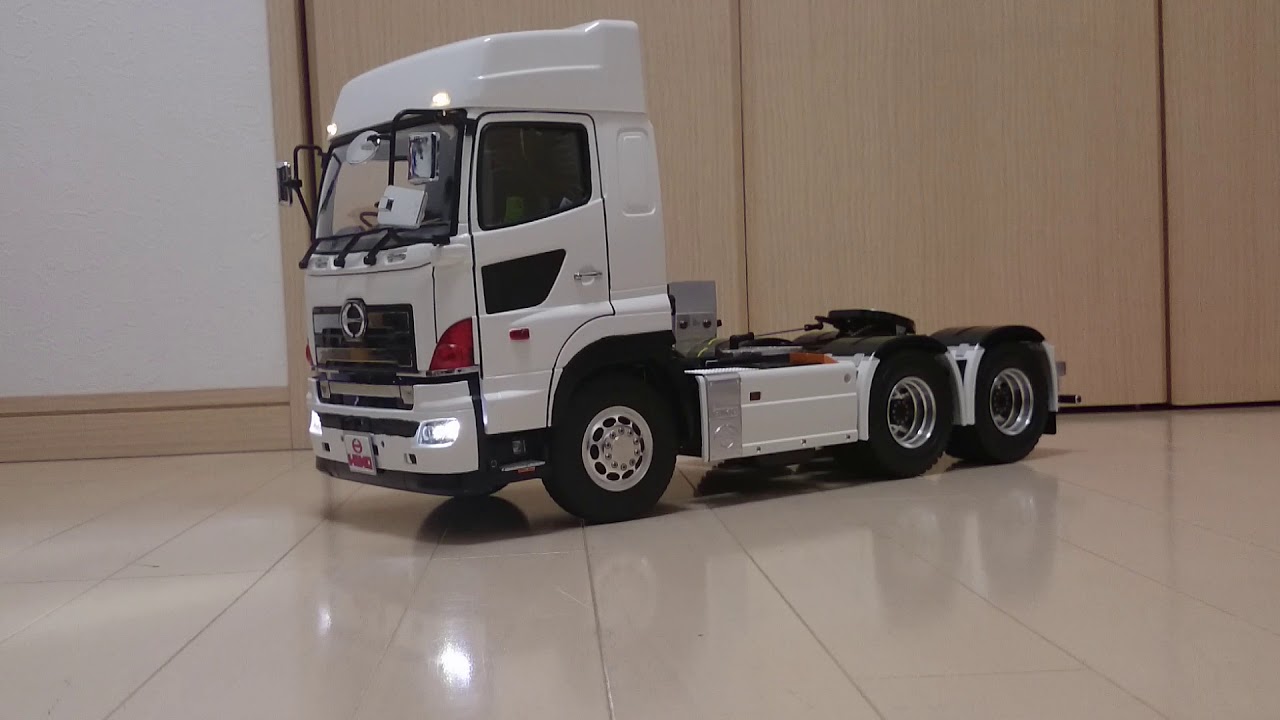 タミヤ 1/14 RC 日野プロフィア - YouTube