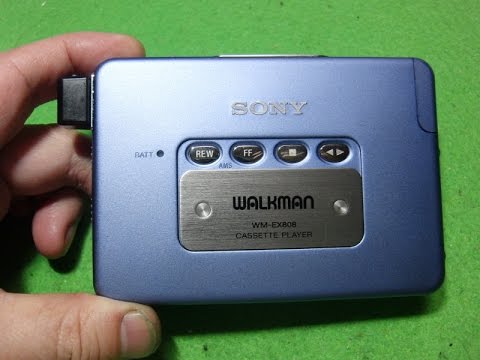 SONY 1993年 カセットウォークマン WM-EX808 - YouTube