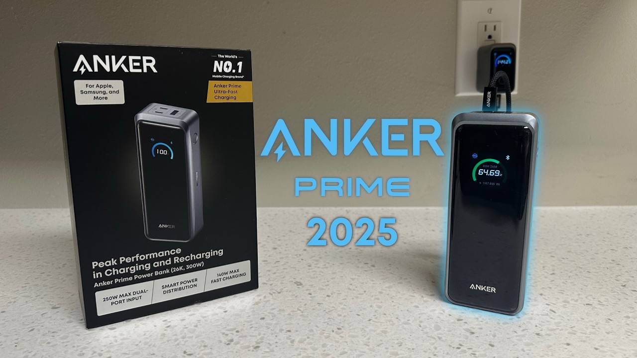 FIRST LOOK: Anker's NEW 2025 Prime Power Bank (26K, 300W) - YouTube