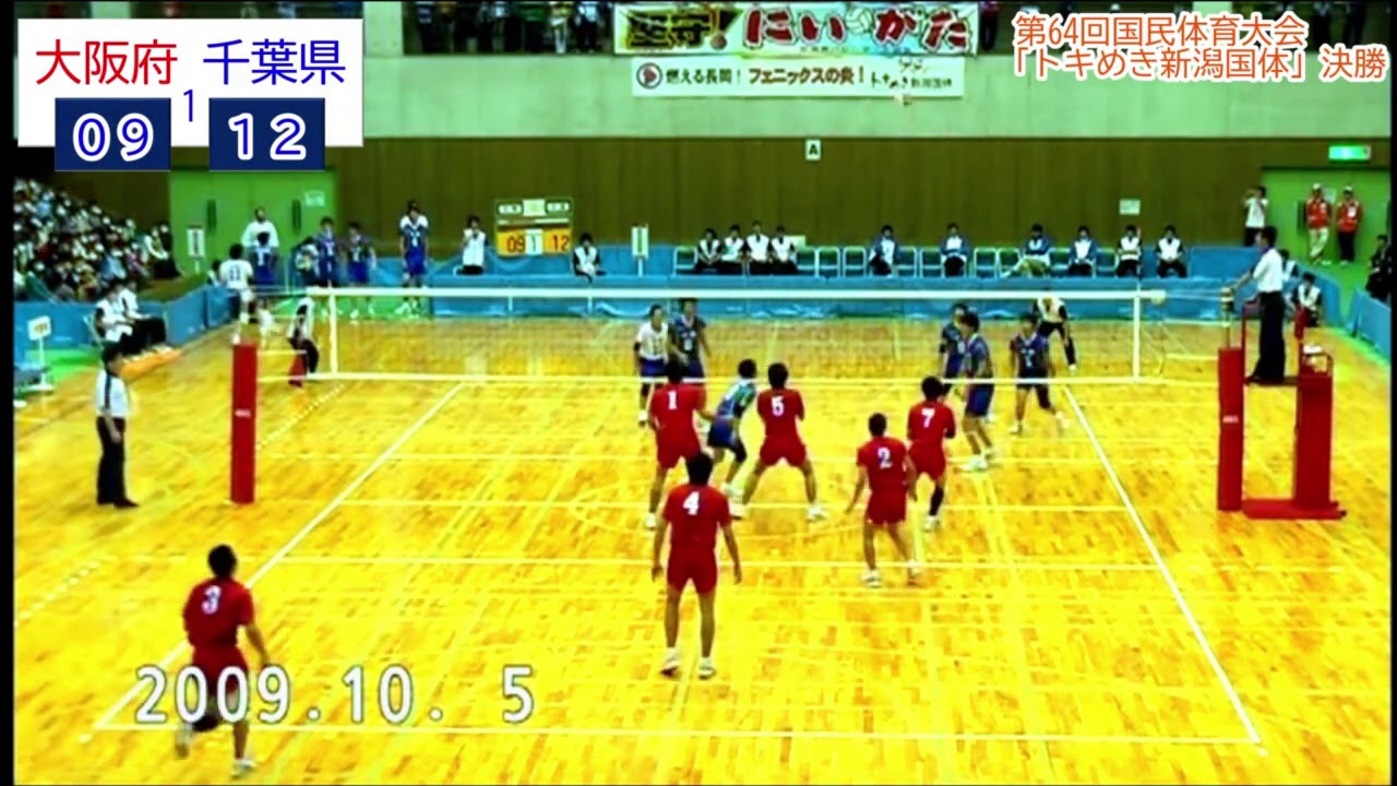 2009年全日本大学バレー準決勝戦 2009年全日本大学バレー準決勝戦 2009年