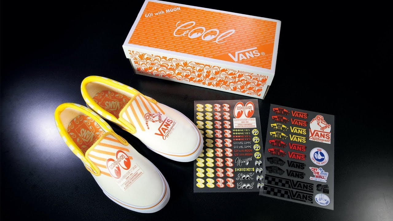 VANS X MOONEYES Limited SLIP-ON Shoes - YouTube