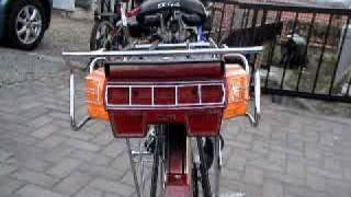 奇跡のフラッシャー自転車の新車。昭和48年ツノダ「エレクトロGT