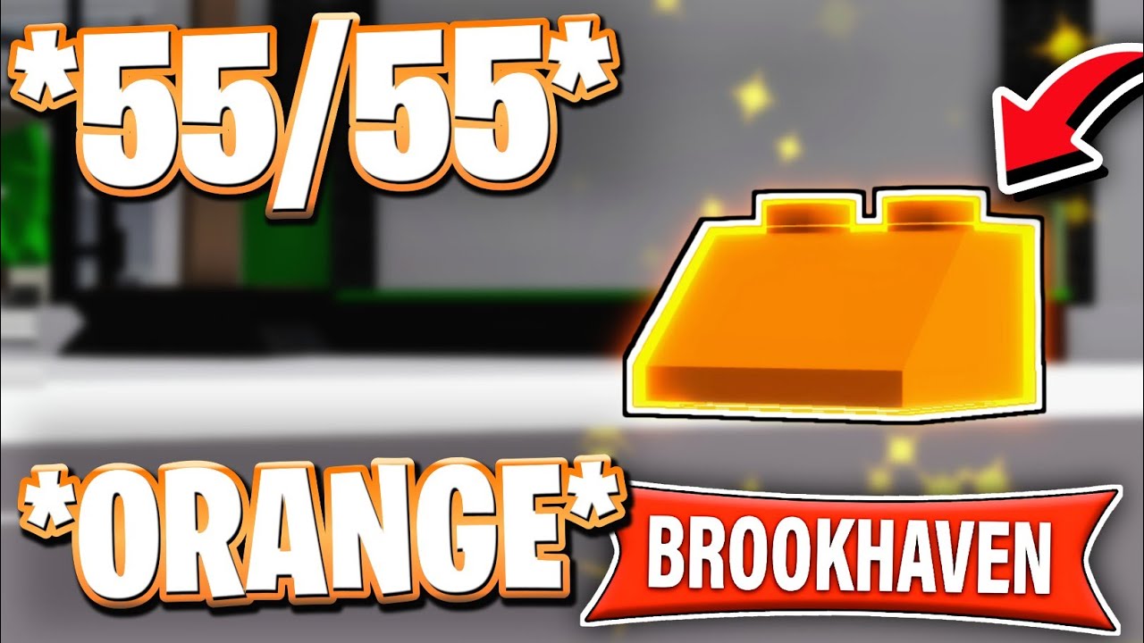 🟧[ORANGE] ALL 55 ORANGE BRICKS LOCATIONS IN BROOKHAVEN | ROBLOX