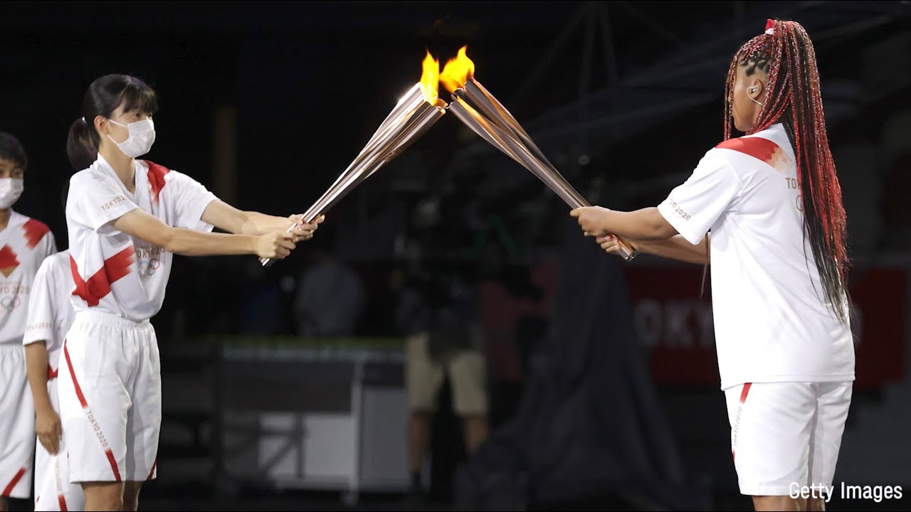 東京2020オリンピック聖火リレー 開会式を走った東北の子供たち - YouTube