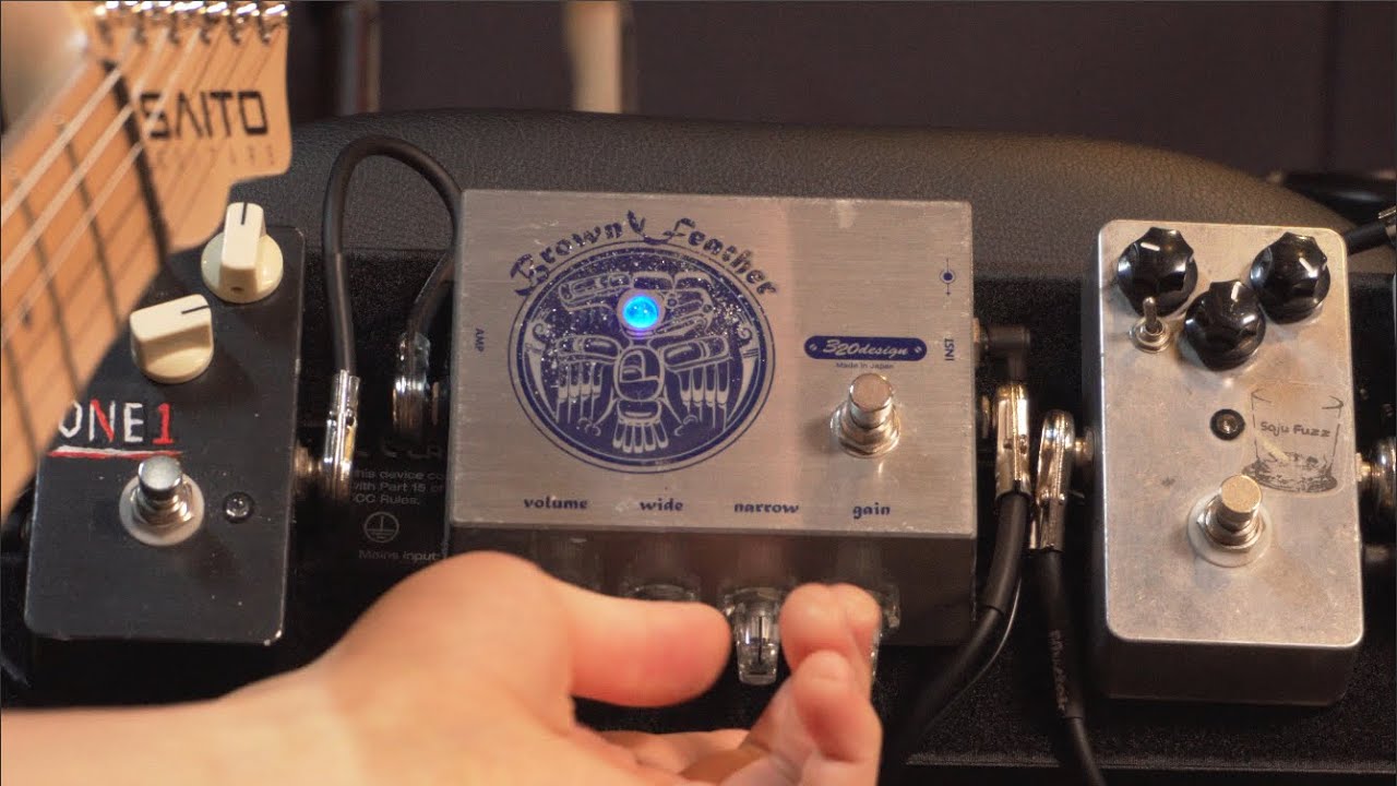 Pedal Demo] 320design 'Brown Feather' [No Talk] - YouTube