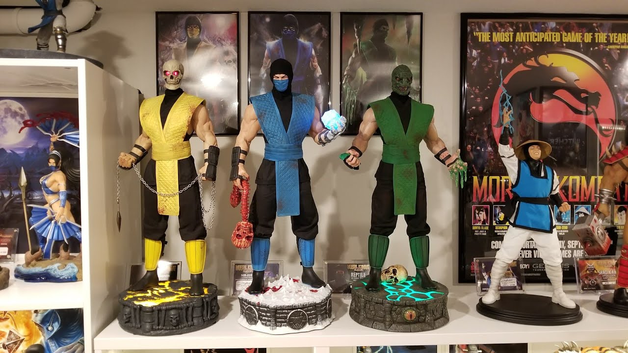 PCS Mortal Kombat Reptile 1/3 Statue Unboxing and Review - YouTube