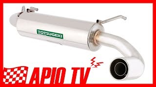 ジムニーJB64用 APIO 静香御前マフラー - YouTube
