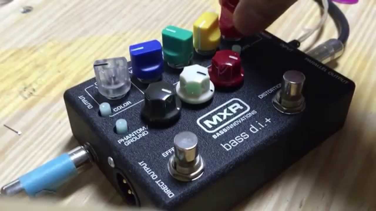 MXR m80 bass d.i.+ MOD humpback eng. - YouTube