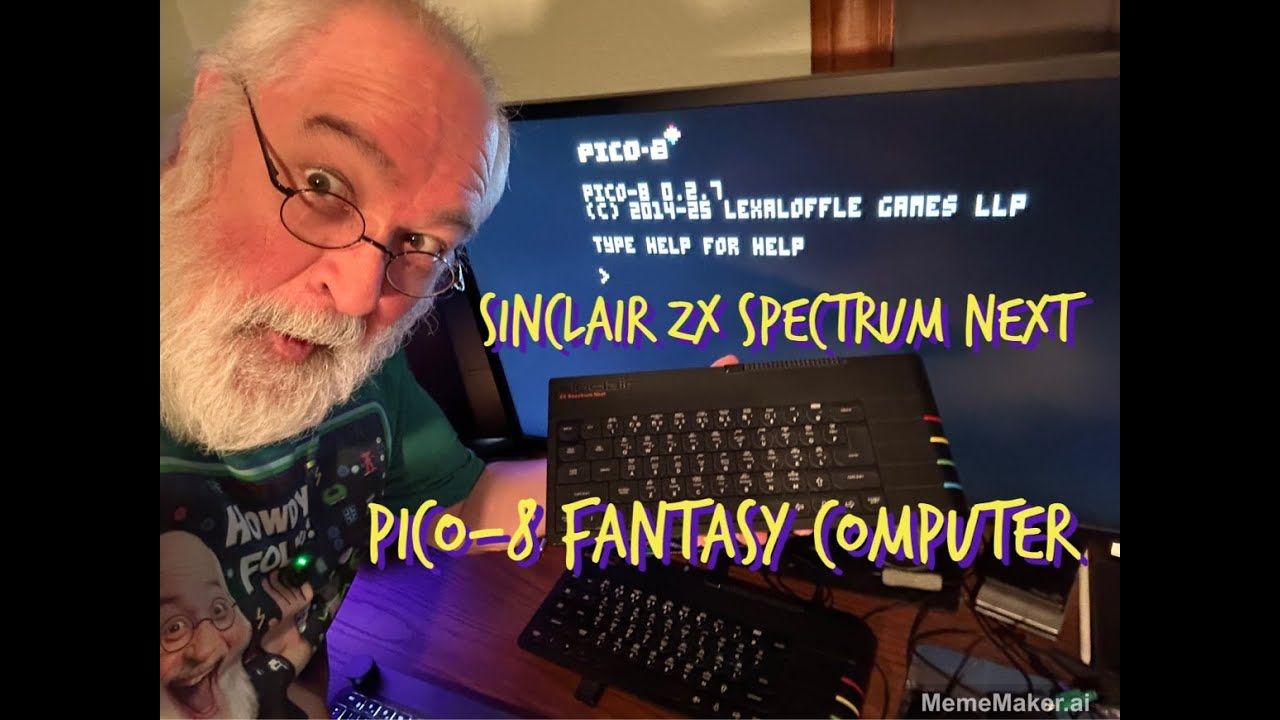 ZX Spectrum Next Pico-8 Fantasy Computer - 8bit Retrogaming