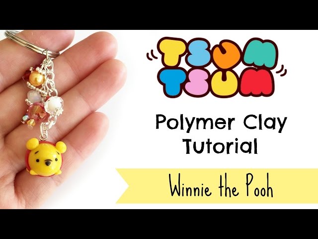 DIY Tsum Tsum Pooh Charm Polymer Clay Tutorial - YouTube