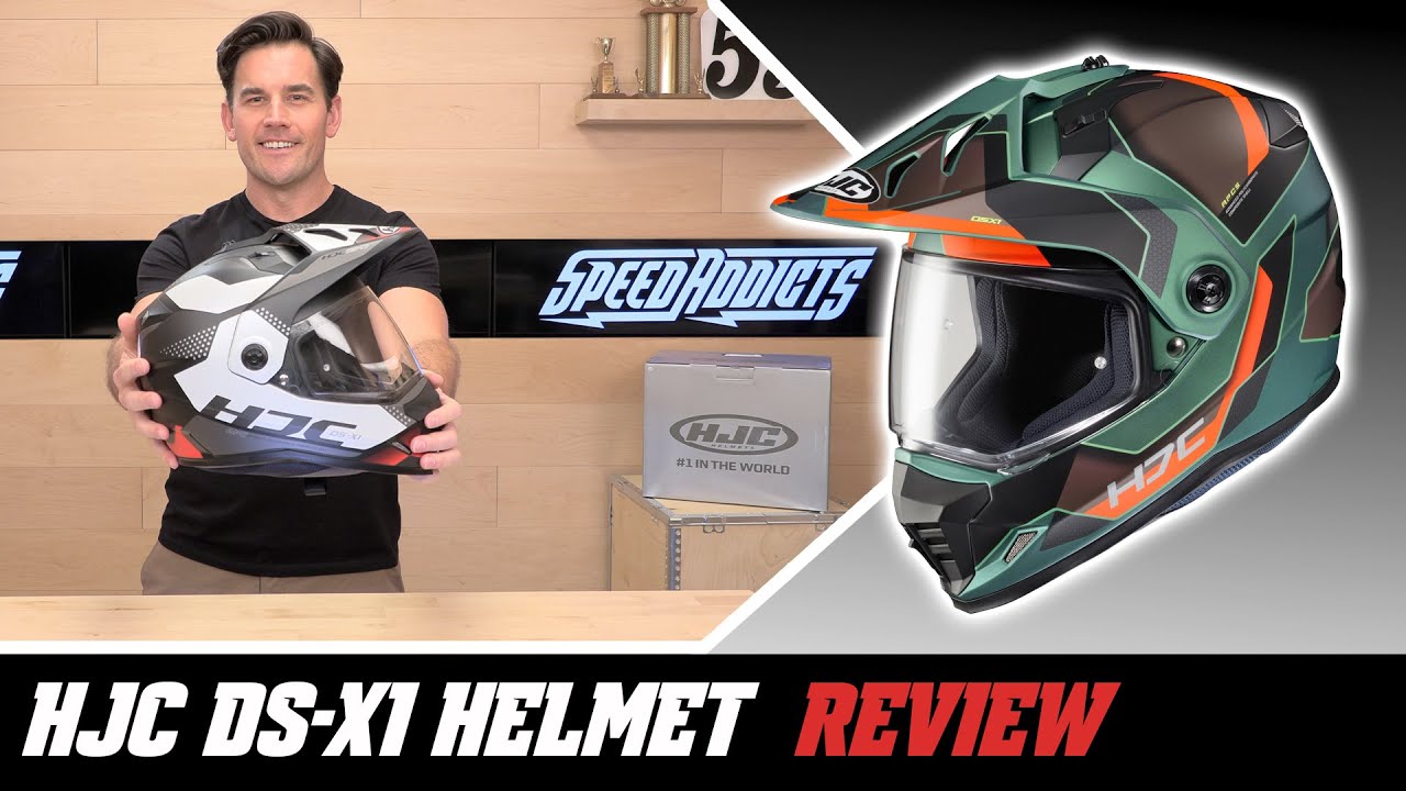 HJC DS-X1 Helmet Review at SpeedAddicts.com - YouTube
