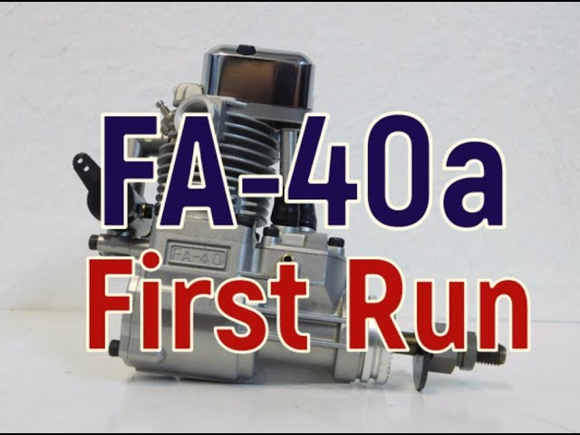 Saito FA-40a First Run - YouTube