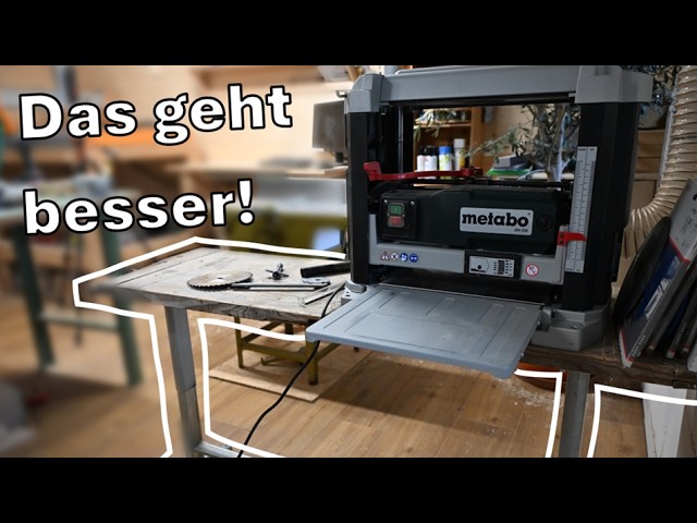 Wir bauen ein Möbel für unseren Dickenhobel! Teil 1 | Metallrahmen