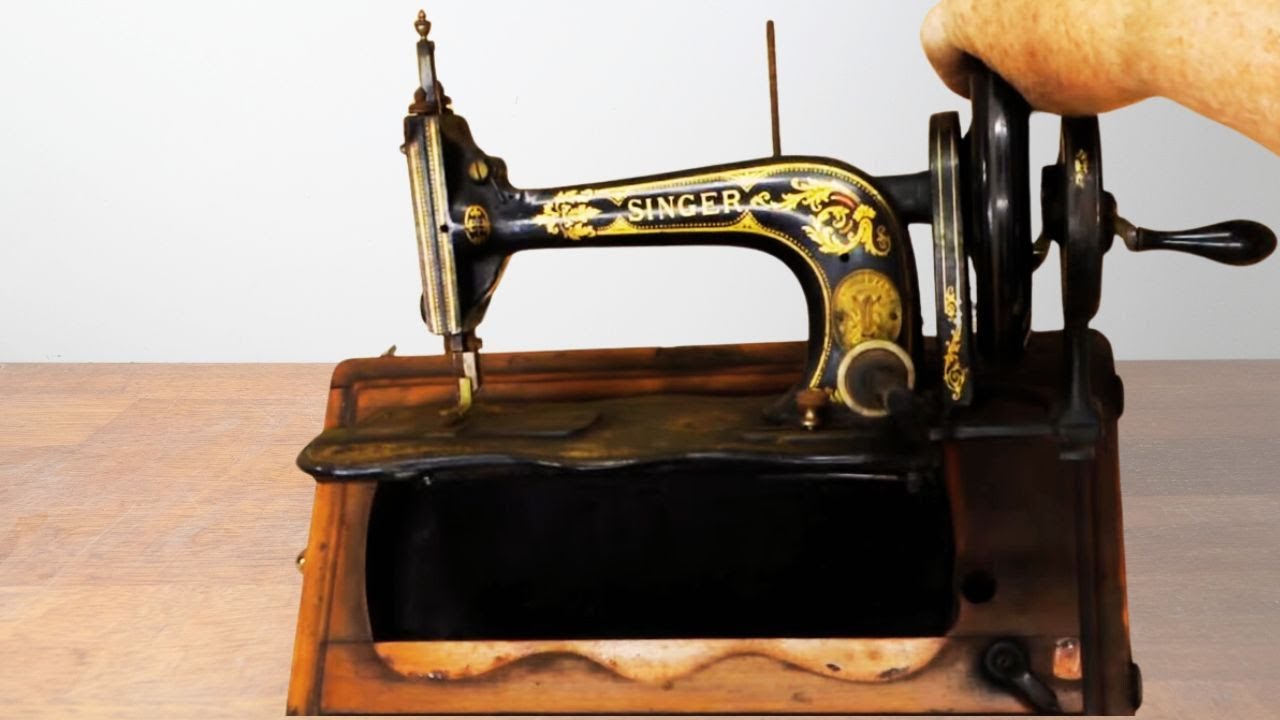 1884 SINGER Sewing Machine Restoration - YouTube