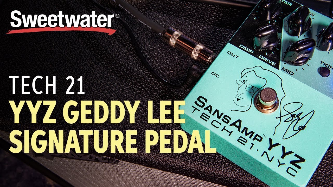Tech 21 YYZ Geddy Lee Signature SansAmp YYZ Pedal Demo - YouTube