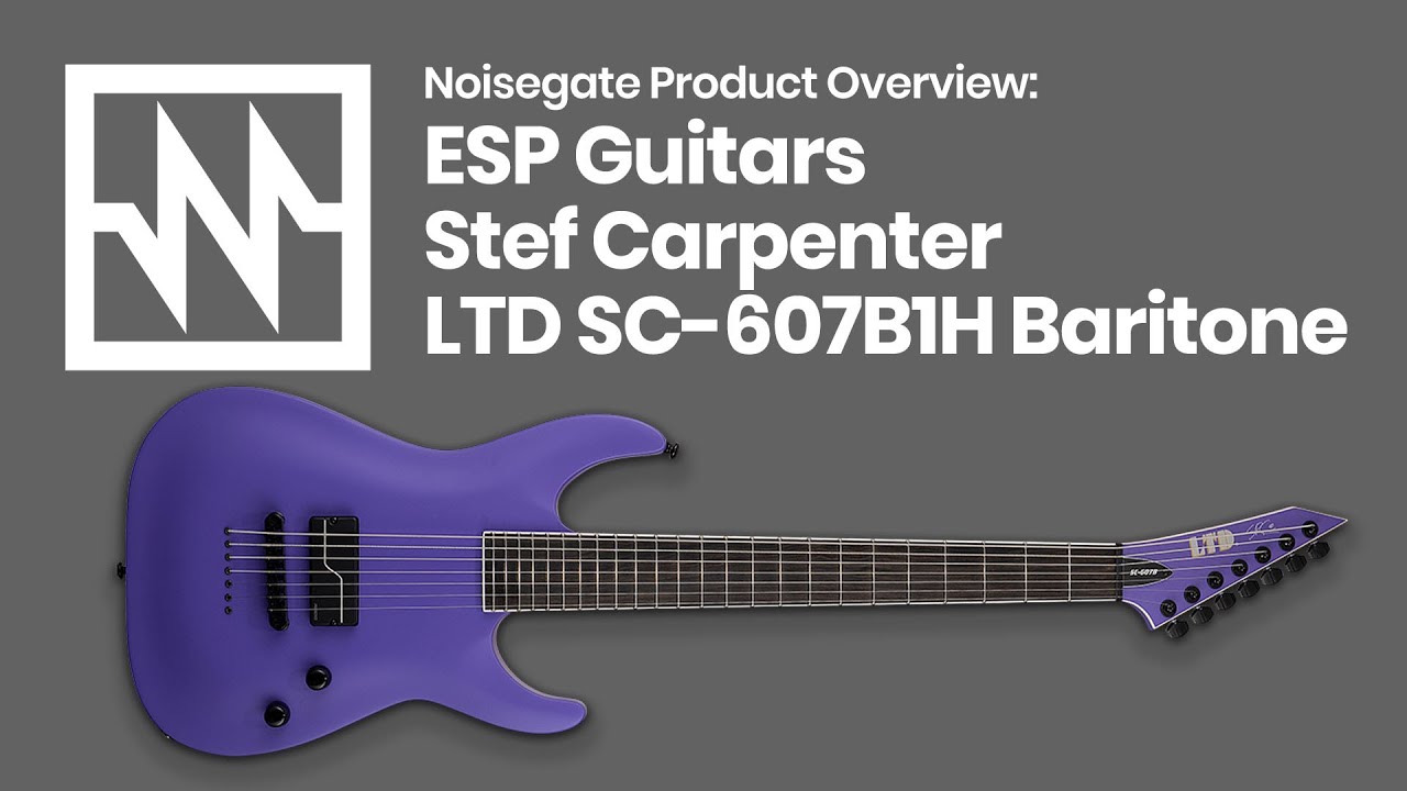 First Look: ESP Guitars Stef Carpenter LTD SC-607B1H Baritone