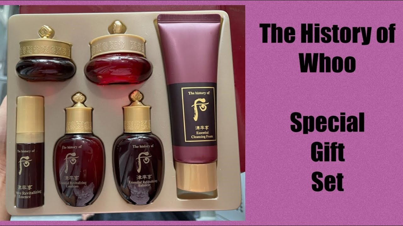 The History of Whoo Special gift set - unboxing and review - YouTube
