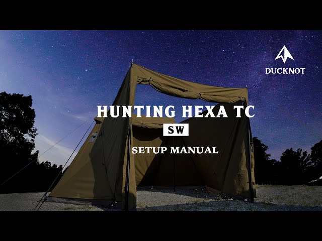 DUCKNOT】ハンティングヘキサTC SW [2021ver.] 設営動画 - YouTube