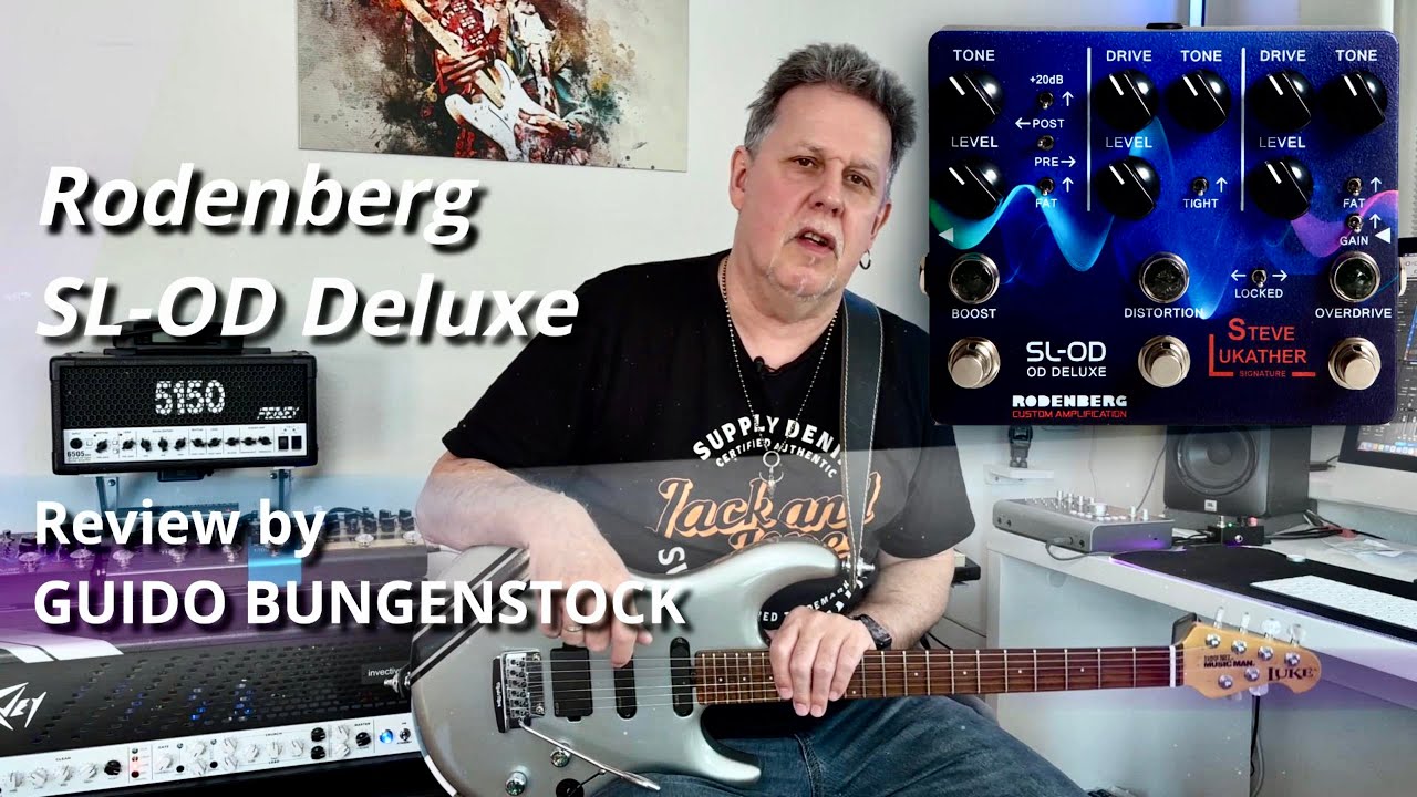 RODENBERG SL-OD Deluxe STEVE LUKATHER Overdrive Pedal l Review by