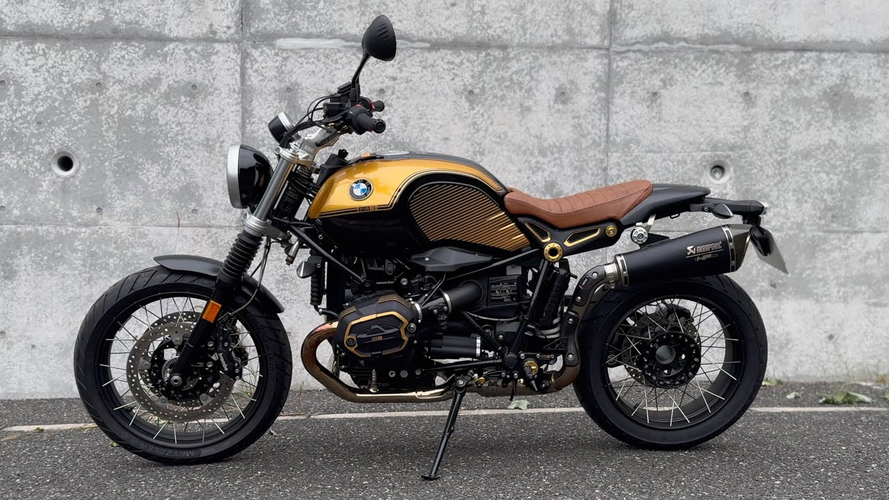 BMW R nineT scrambler Option 719 カスタム前の試乗 Vlog - YouTube