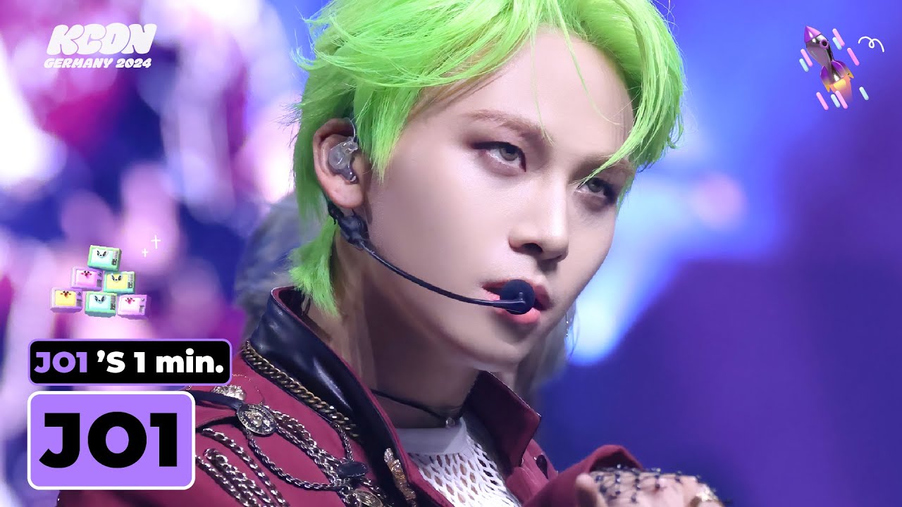 JO1 (제이오원) 's 1min. ⏱💞 | KCON GERMANY 2024 - YouTube