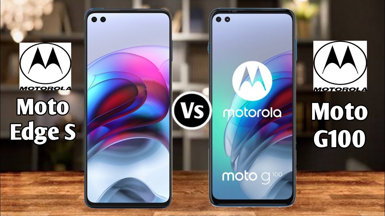 Motorola Moto Edge S Vs Motorola Moto G100 - YouTube