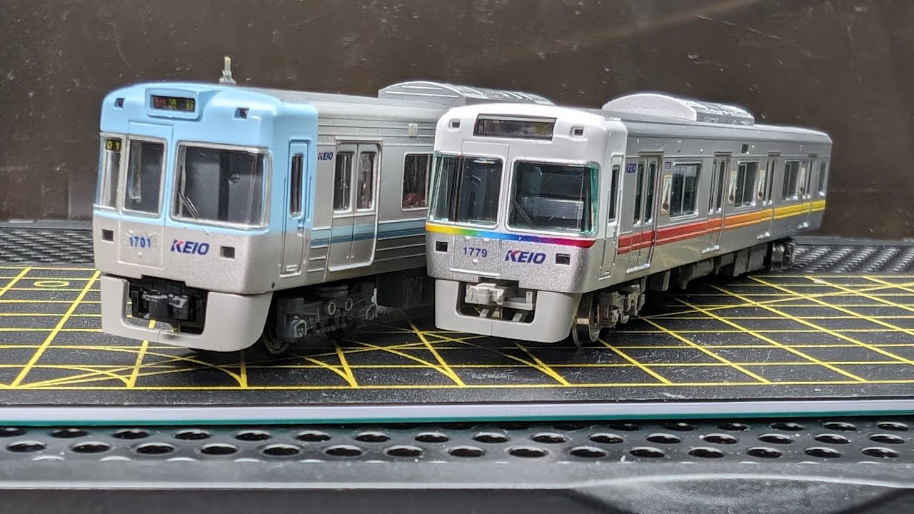 京王井の頭線1000系 マイクロエース製 - YouTube