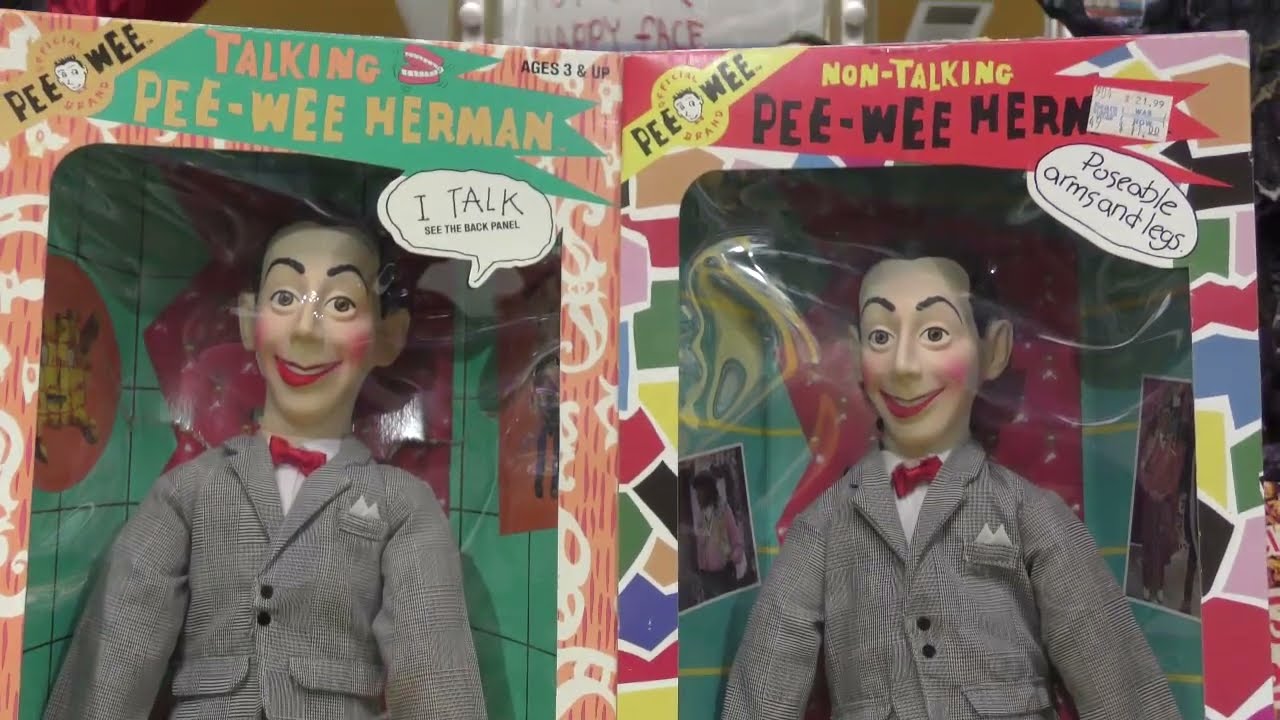 Talking Pee Wee Herman Doll Showcase! 1988 Matchbox Toys! Toy