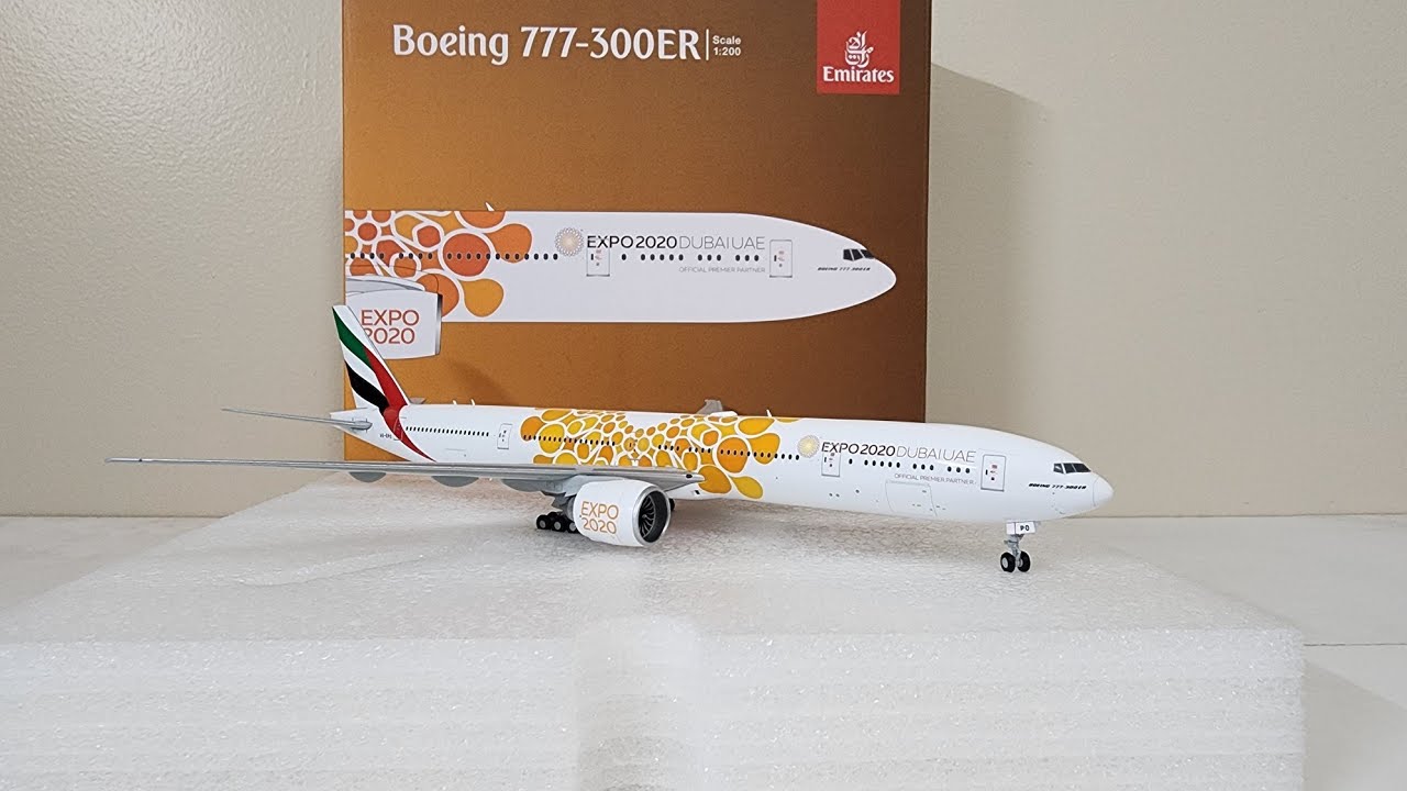 Boeing777-300ER/ドバイ エキスポModel/エミレーツ航空 Orange Expo