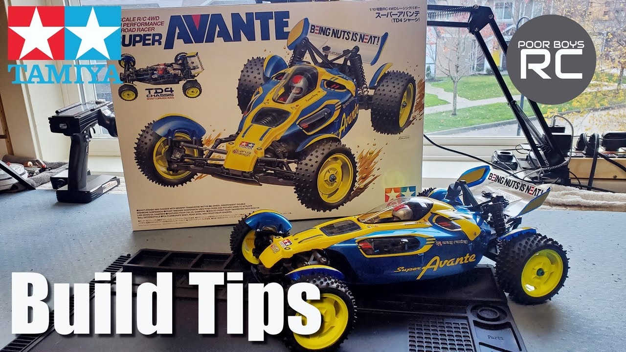 Tamiya TD 4 Super Avante Build Tips - YouTube