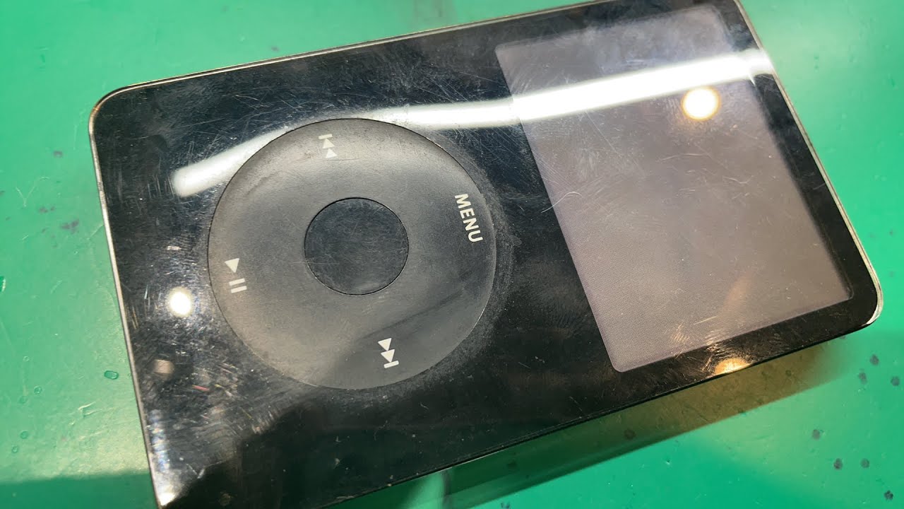 iPod classic 5th A1136 片耳聞こえないバッテリー交換修理 - YouTube