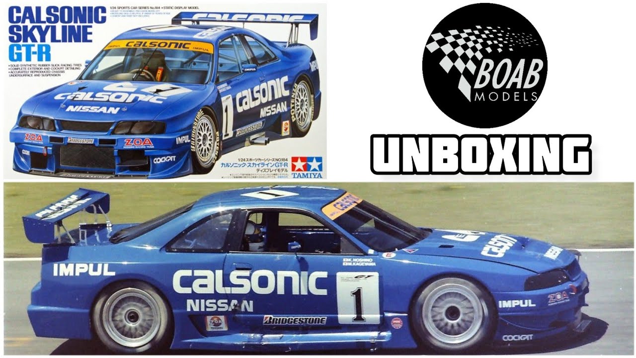 Calsonic Skyline GT-R R33 1996 - Unboxing Tamiya 1/24 Model kit