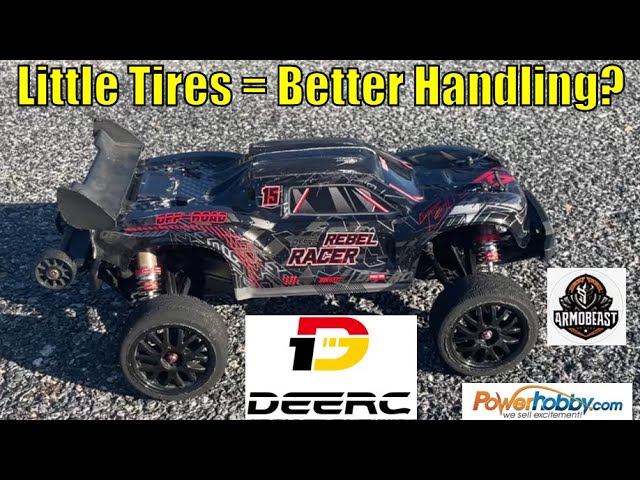 DeeRC 1217 1/14 Scale $150 RC Truck -Smaller Tires = Better